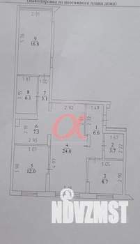 4-к квартира, вторичка, 89м2, 5/5 этаж