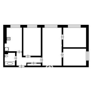 4-к квартира, вторичка, 61м2, 2/5 этаж