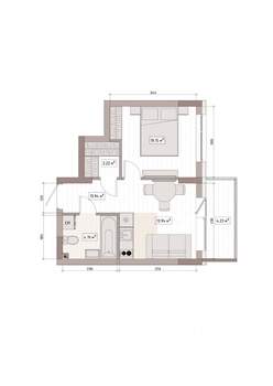 Студия квартира, вторичка, 33м2, 13/15 этаж