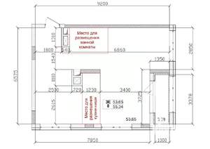 3-к квартира, вторичка, 54м2, 3/15 этаж