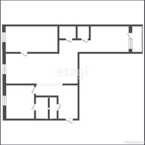 3-к квартира, вторичка, 55м2, 3/6 этаж