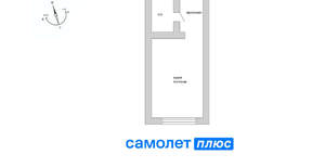Студия квартира, вторичка, 25м2, 2/15 этаж