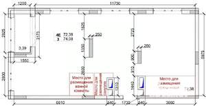 4-к квартира, строящийся дом, 74м2, 4/15 этаж