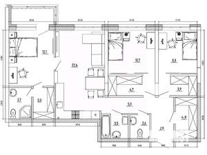 4-к квартира, вторичка, 99м2, 6/8 этаж