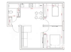 3-к квартира, вторичка, 52м2, 3/17 этаж