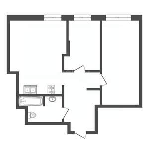 3-к квартира, вторичка, 59м2, 15/15 этаж