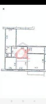 3-к квартира, вторичка, 61м2, 7/9 этаж