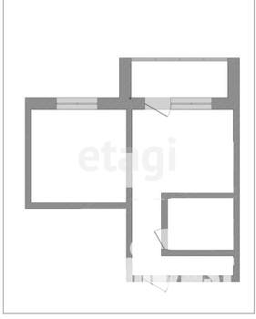 1-к квартира, вторичка, 27м2, 8/10 этаж