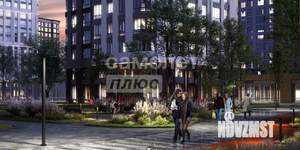 2-к квартира, строящийся дом, 45м2, 3/15 этаж