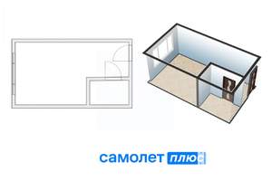 Студия квартира, вторичка, 17м2, 3/9 этаж