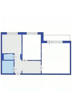 2-к квартира, вторичка, 43м2, 4/9 этаж