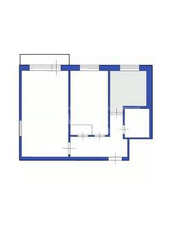 2-к квартира, вторичка, 44м2, 5/5 этаж
