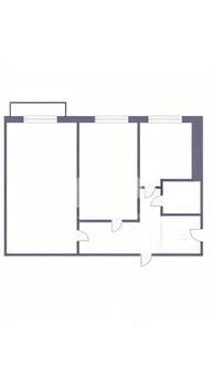 2-к квартира, вторичка, 41м2, 5/5 этаж