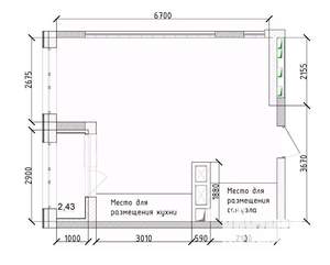 1-к квартира, вторичка, 35м2, 10/15 этаж